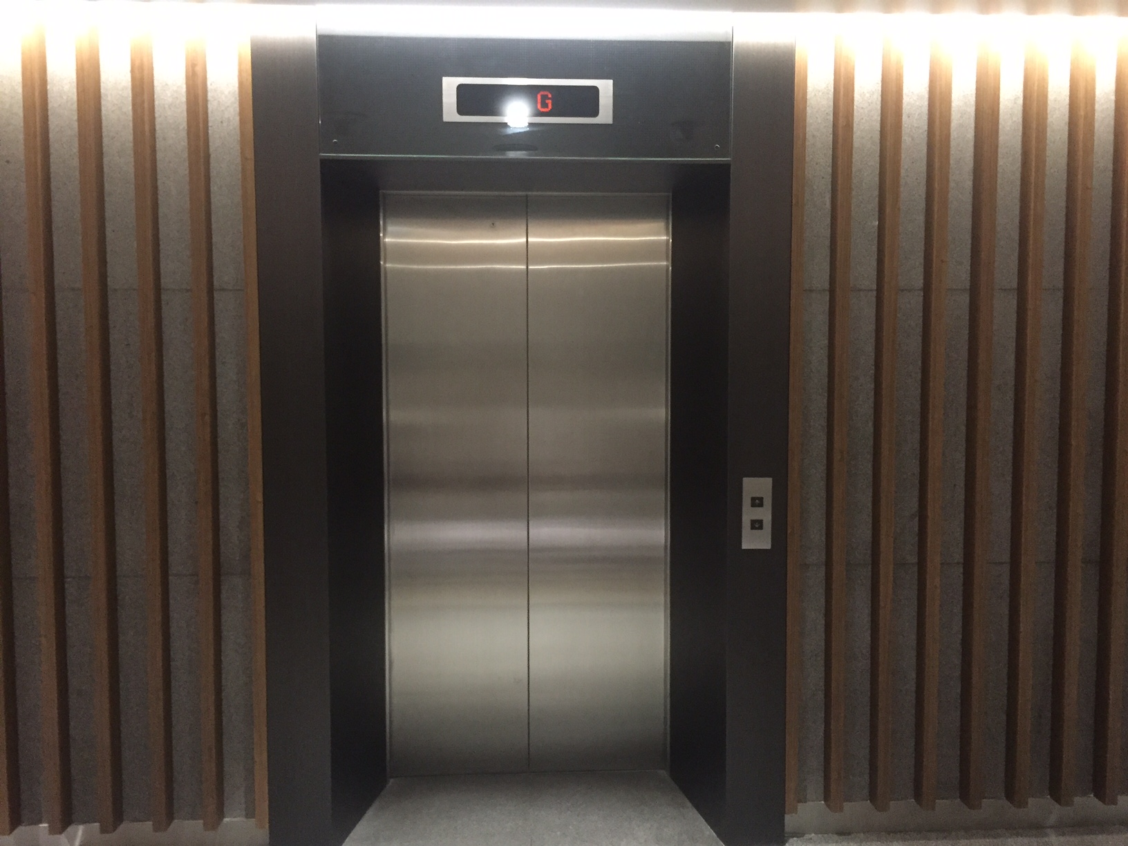 Cửa tầng thang máy inox